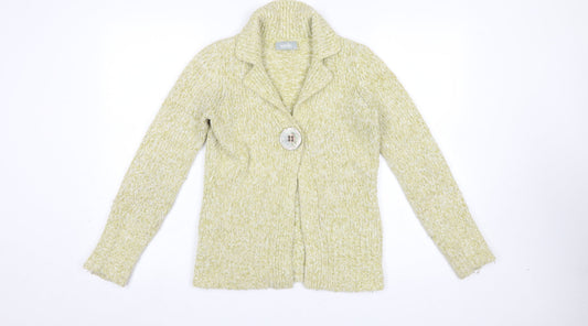 Womens UK Size 8 Wallis Beige Cardigan Jumper