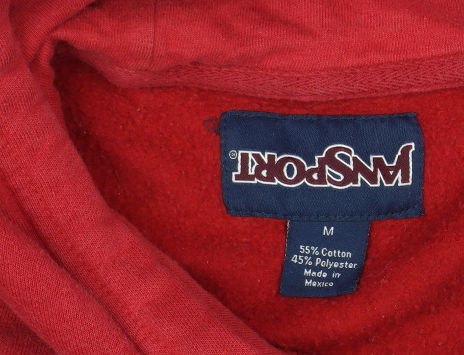 Womens UK Size M JanSport Red Pullover Hoodie