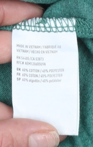 Mens UK Size XS American Eagle Outfitters Green T-Shirt