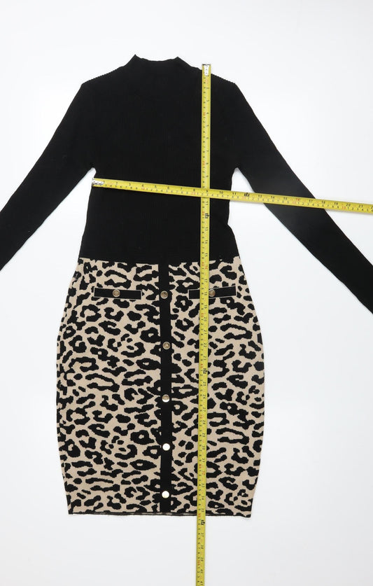 Womens UK Size S Quiz Bodycon Dress