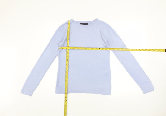 Womens UK Size 6 Marks and Spencer Blue Pullover Jumper