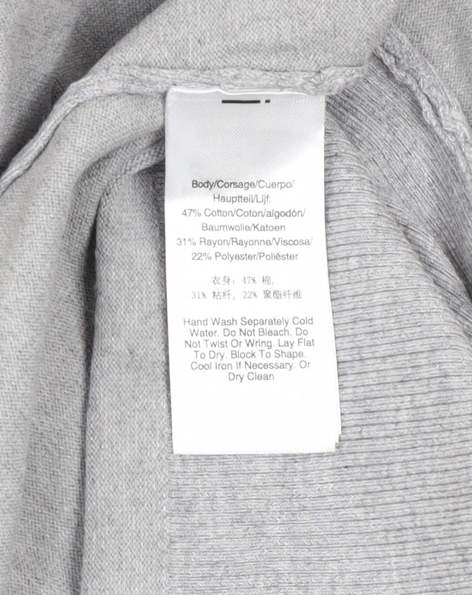 Womens UK Size M DKNY Grey Cardigan Jumper