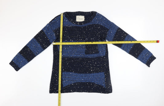 Womens UK Size S Carmin Blue Pullover Jumper