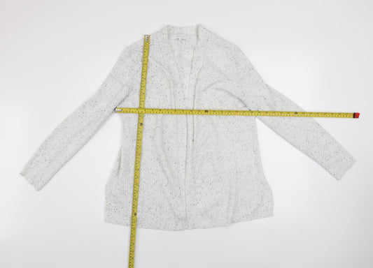 Womens UK Size L Verve Ami Grey Cardigan Jumper