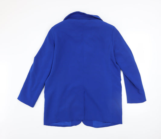 Womens UK Size 12 Only Blue Basic Jacket