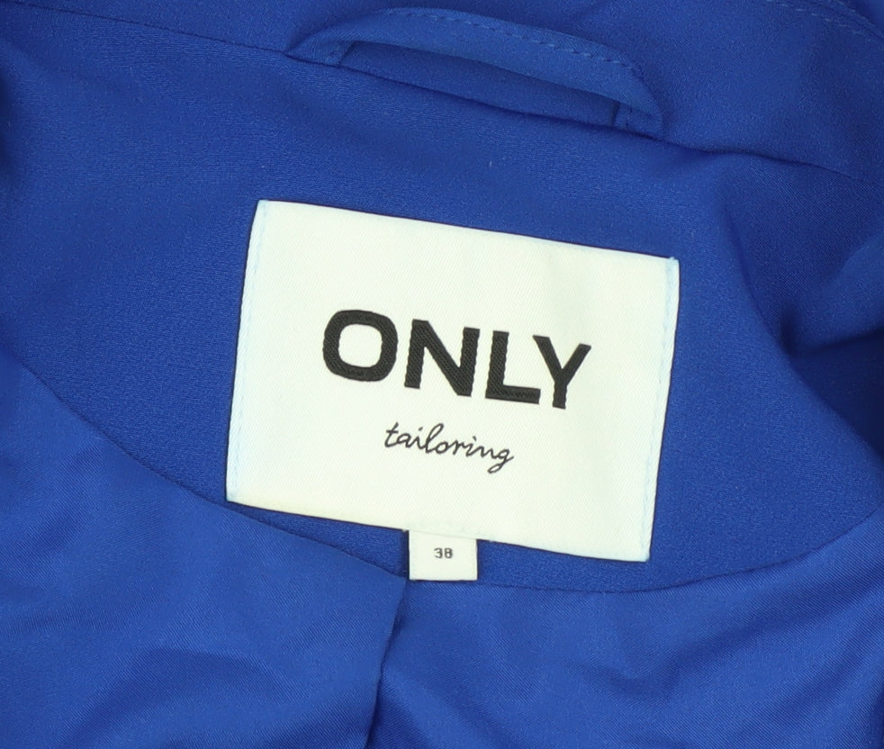 Womens UK Size 12 Only Blue Basic Jacket