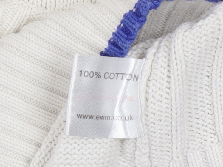 Womens UK Size M EWM Ivory Pullover Jumper