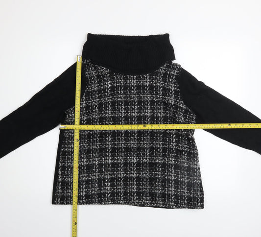 Womens UK Size 14 Marks and Spencer Black Pullover Jumper