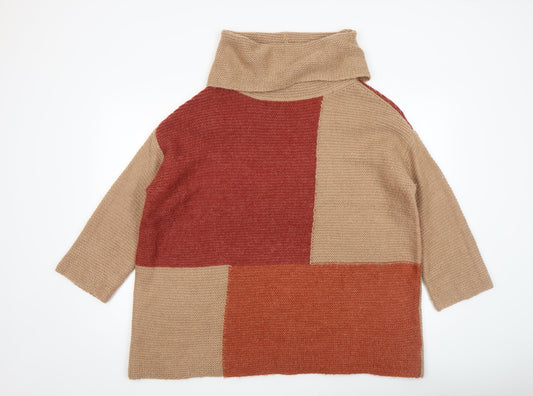 Womens UK Size L Isle Collection Beige Pullover Jumper