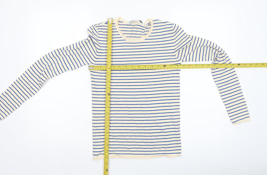 Womens UK Size 12 Zara Beige Pullover Jumper