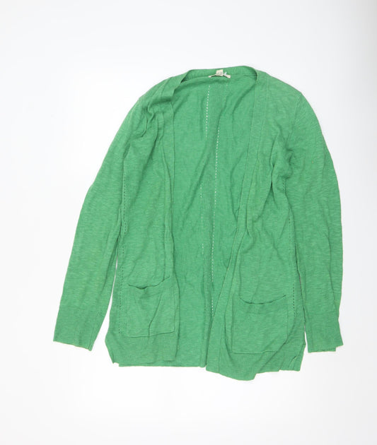 Womens UK Size 8 White Stuff Green Cardigan Jumper