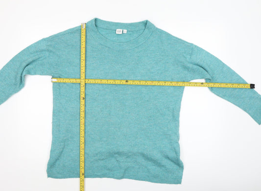 Womens UK Size M Gap Green Pullover Jumper