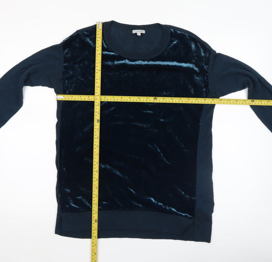 Womens UK Size M Jigsaw Blue Pullover Jumper