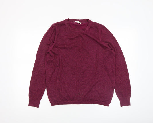 Womens UK Size 14 White Stuff Purple Pullover Jumper