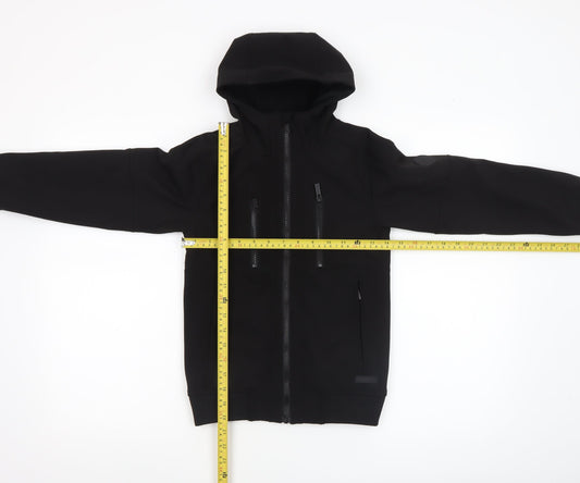 Boys UK Size 7-8 Years Firetrap Black Soft Shell