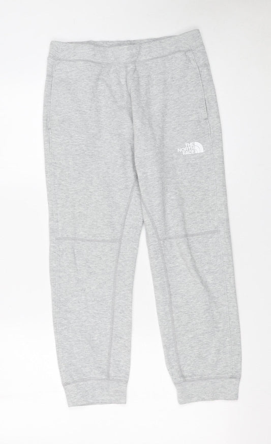 Boys UK Size 11 Years The North Face Regular Fit Jogger Grey Trousers