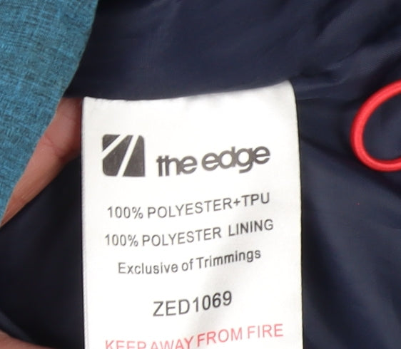 Womens UK Size 8 The Edge Blue Ski Jacket