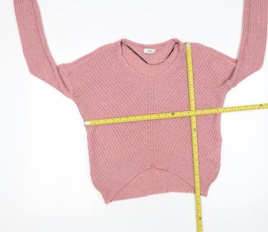 Womens UK Size S JDY Pink Pullover Jumper