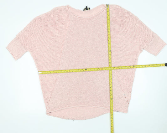 Womens UK Size 8 Phase Eight Pink Pullover Jumper
