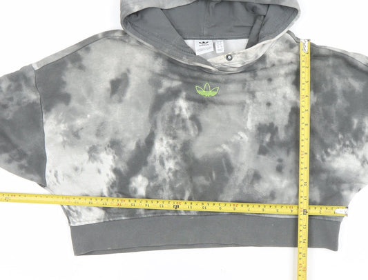 Womens UK Size XS adidas Grey Pullover Hoodie