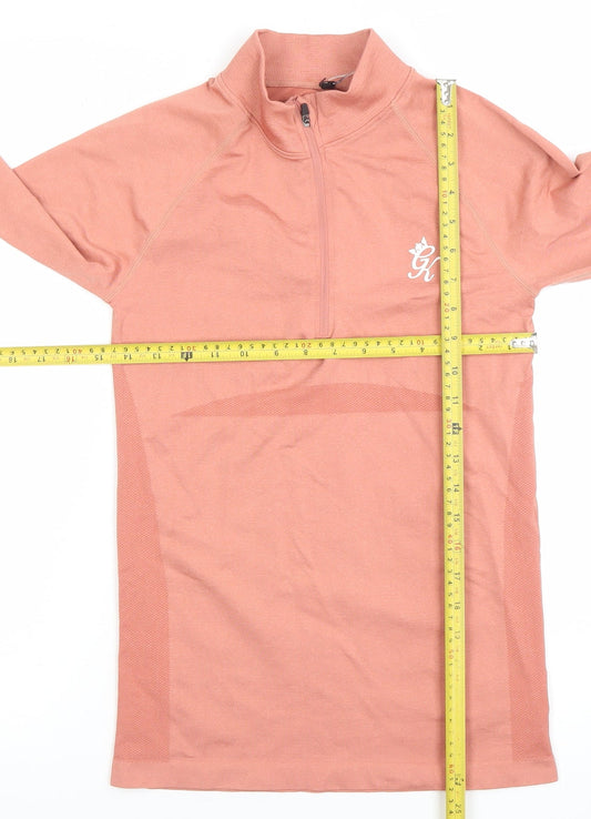 Womens UK Size 8 Gym King Pink Gym & Training Running & Jogging Yoga T-Shirt