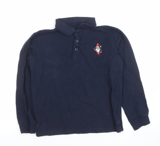 Boys UK Size 8-9 Years Dunnes Stores Blue Basic Polo