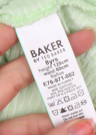 Boys UK Size 8 Years Ted Baker Green Basic Polo
