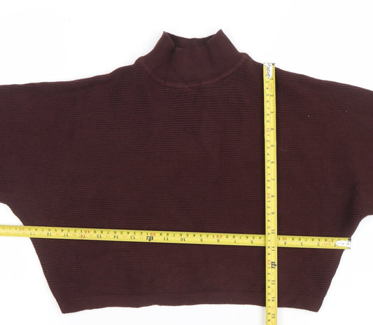 Womens UK Size S New Look Brown Pullover Jumper