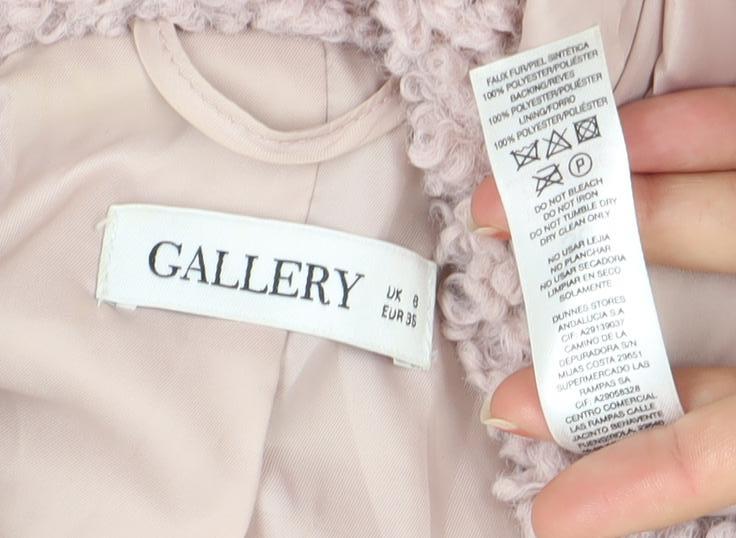 Womens UK Size 8 Gallery Pink Overcoat