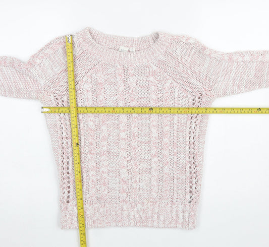 Womens UK Size S Gap Pink Pullover Jumper