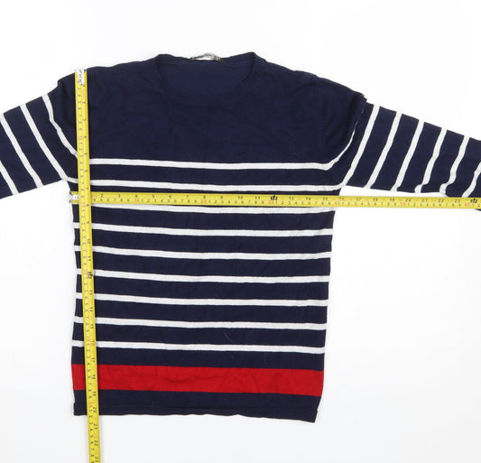 Womens UK Size 12 Stradivarius Blue Pullover Jumper