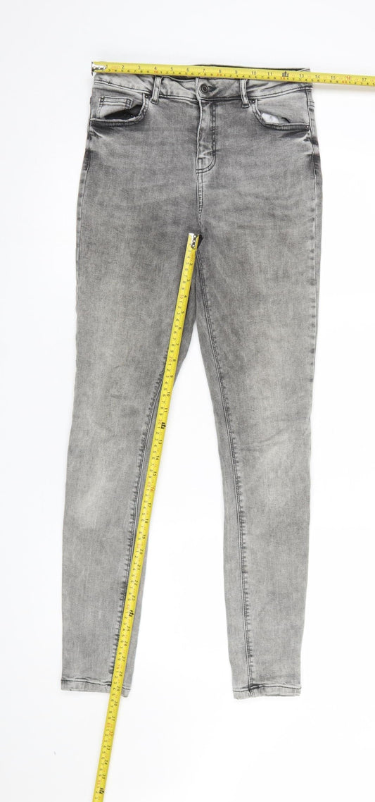 Womens UK Size 12 Denim Co. Slim Fit Skinny Grey Jeans