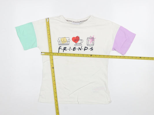 Girls UK Size 8-9 Years Primark Multicoloured Basic T-Shirt