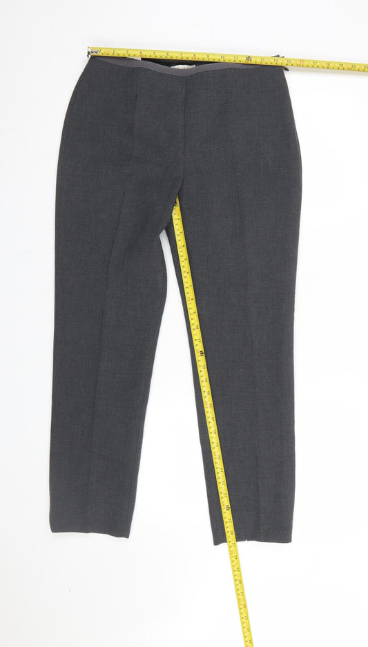Womens UK Size 16 Peserico Slim Fit Business Formal Workwear Grey Trousers