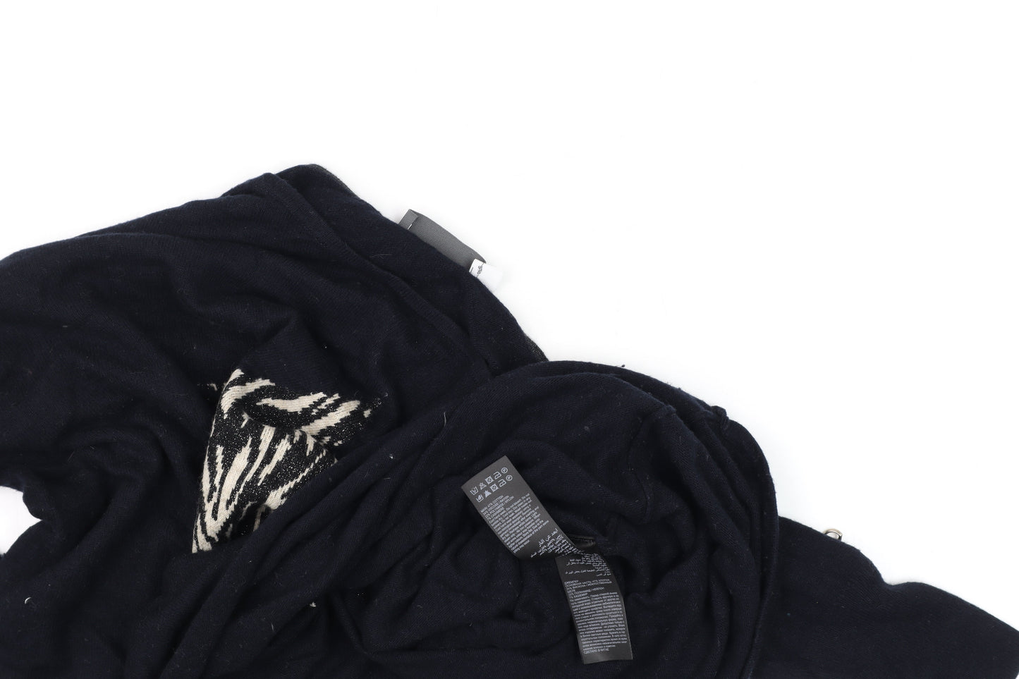 Womens UK Size XS Mint Velvet Black Jersey T-Shirt