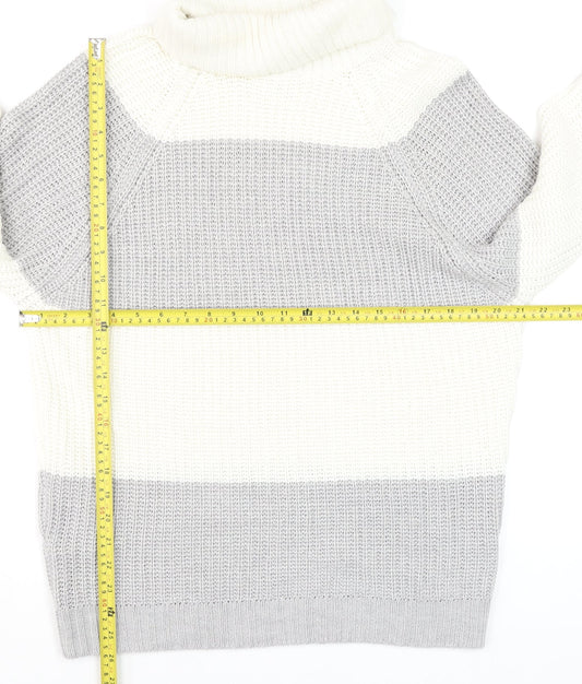 Womens UK Size S AX Paris Grey Pullover Jumper