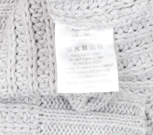 Womens UK Size S AX Paris Grey Pullover Jumper