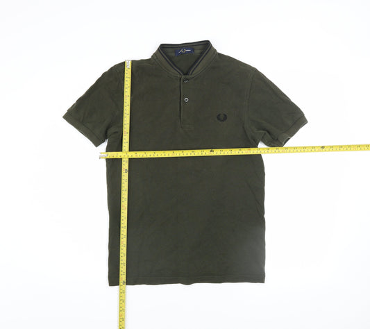 Mens UK Size S Fred Perry 100% Cotton Polo Shirt