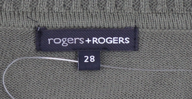 Mens UK Size 3XL rogers+rogers Green Full Zip Jumper