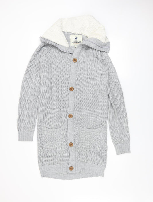 Womens UK Size 8 SoulCal & Co Grey Basic Jacket