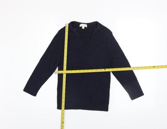 Womens UK Size 10 Marks and Spencer Blue Pullover Jumper