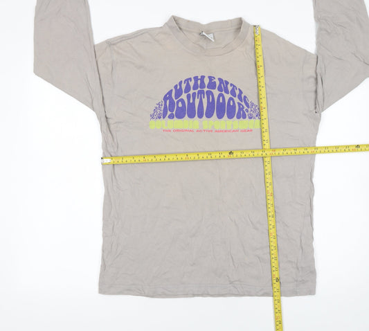 Columbia Sportswear Men's Beige Long Sleeve Outdoor T-Shirt L