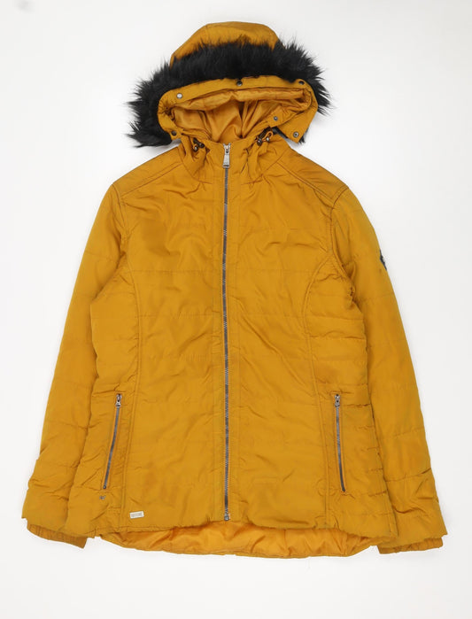 Womens UK Size 16 Regatta Yellow Puffer Jacket