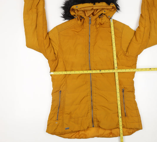 Womens UK Size 16 Regatta Yellow Puffer Jacket