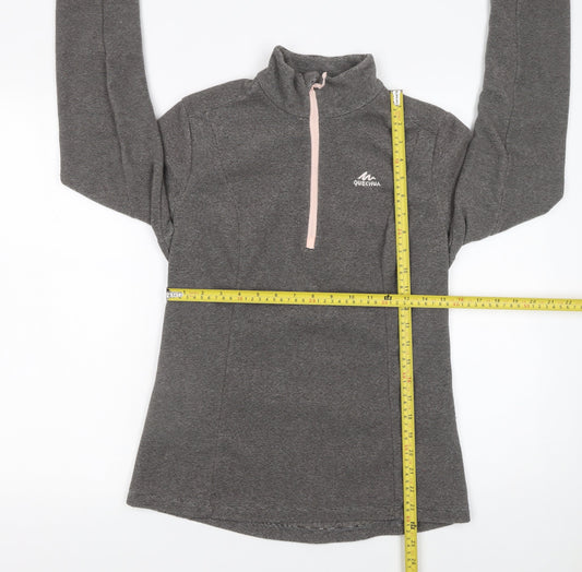 Womens UK Size S Quechua Grey Pullover Sweatshirt