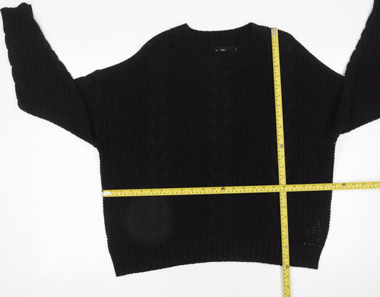Womens UK Size XL VERO MODA Black Pullover Jumper
