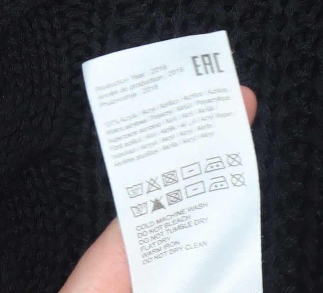Womens UK Size XL VERO MODA Black Pullover Jumper