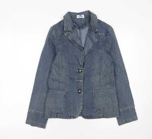 Girls UK Size 14 Years Sophie Blue Basic Jacket
