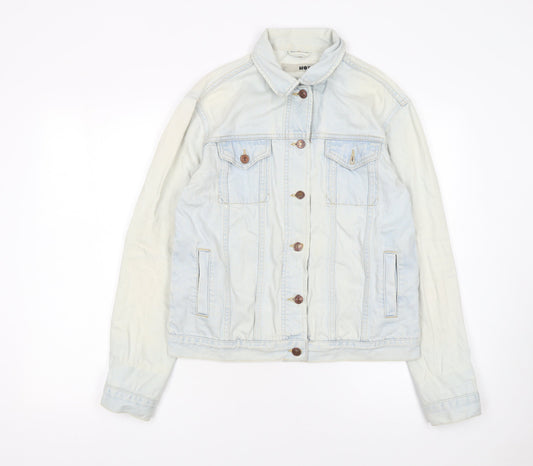 Womens UK Size 10 Topshop Blue Basic Jacket