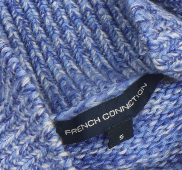 Womens UK Size S French Connection Blue Pullover Jumper
